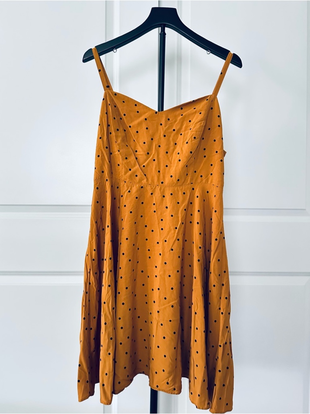 Women’s Old Navy Cami Spaghetti Strap Polka Dot Dress Size XL